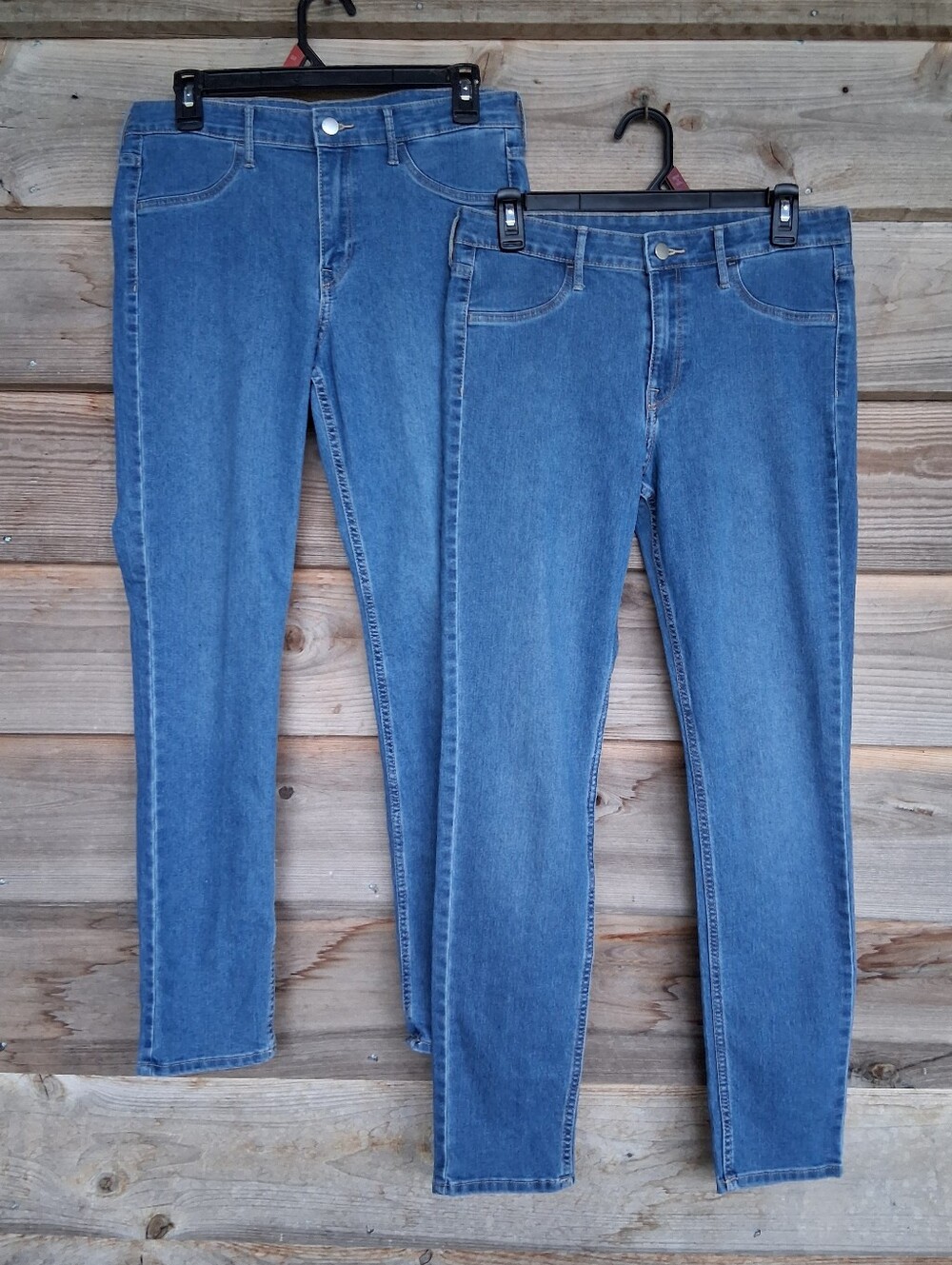 H&M Skinny Ankle Jeans Bundle (2 Pairs) - Mid Wash Blue Denim Size 31